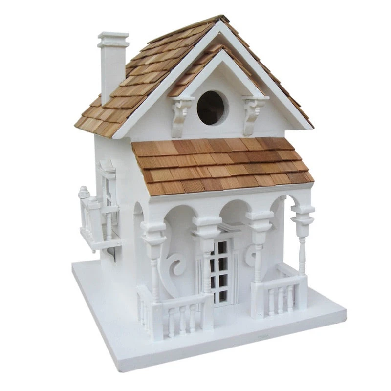 Honeymoon Cottage Birdhouse with Cedar Roof and Bracket – Romantic Wedding Gift Birdhouse 3 Honeymoon Cottage Birdhouse with Cedar Roof and Bracket – Romantic Wedding Gift Birdhouse
