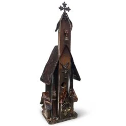 Large Church Birdhouses 8 Large Church Birdhouses -The Birdhouse Chick Large Church Birdhouse Brown