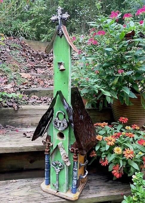 Large Church Birdhouses 6 Large Church Birdhouses - Image 4