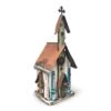 Large Church Birdhouses- 3 Colors -The Birdhouse Chick Large Church Birdhouse White
