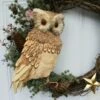 Large Handmade Owl Wall Decor -The Birdhouse Chick Large Sisal Owl Wall Decor