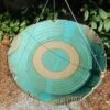 Large Stoneware Hanging Bird Bath 1 Large Stoneware Hanging Bird Bath -The Birdhouse Chick Large Stoneware Hanging Bird Bath Teal