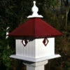 Merlot 2-Nest Birdhouse In Vinyl/PVC -The Birdhouse Chick MERLOT b2a6f14f 1507 4ede 89fd bc443ad5f6d5