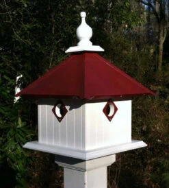 Merlot 2-Nest Birdhouse In Vinyl/PVC