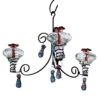 Parasol Mini Blossom Chandelier Hummingbird Feeder - Black Frame with Multi-Color Sprinkles 2 Parasol Mini Blossom Chandelier Hummingbird Feeder - Black Frame with Multi-Color Sprinkles -The Birdhouse Chick Mini Blossom Chandelier with Sprinkles
