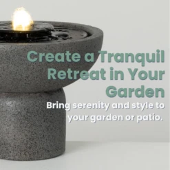 Modern Bubbler Fountain -The Birdhouse Chick Modern Bubbler Fountain photo