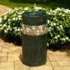 Mosaic Solar Bubbler Bird Bath 2 Mosaic Solar Bubbler Bird Bath -The Birdhouse Chick Mosaic Solar Bubbler Bird Bath