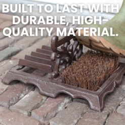 MudGuard Cast Iron Boot Brush -The Birdhouse Chick MudGuard Cast Iron Boot Brush Practical Cleaning