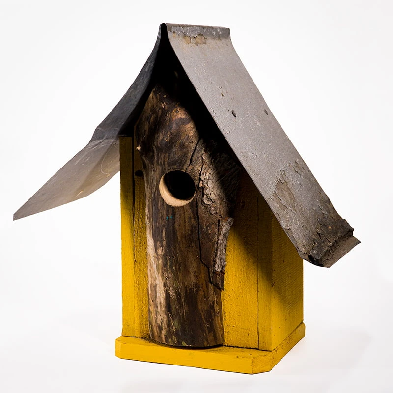 Natural Log Front Birdhouses 6 Natural Log Front Birdhouses - Image 4