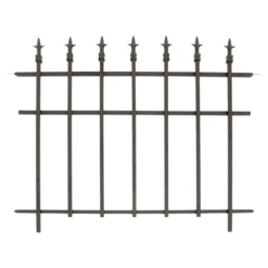 Noble Touch Finial Fence Set 17 Noble Touch Finial Fence Set -The Birdhouse Chick Noble Touch Finial Topped Fence Panels in Outdoor Space