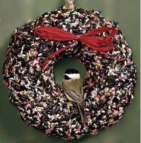 Large Bird Seed Wreath with Sunflower & Peanuts – 10.5" High-Energy Winter Bird Food Hanging Wreath 3 Large Bird Seed Wreath with Sunflower & Peanuts – 10.5" High-Energy Winter Bird Food Hanging Wreath