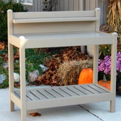 Durable Vinyl Potting Bench