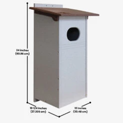 Recycled Plastic Wood Duck House, Amish Made – Brown And Gray Design For Sustainable Bird Housing 8 Recycled Plastic Wood Duck House, Amish Made – Brown And Gray Design For Sustainable Bird Housing -The Birdhouse Chick RECYCL 2