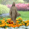 Mother Mary Garden Statue -The Birdhouse Chick Resin Mother Mary Garden Statue for Outdoor Display