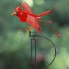 Rocking Cardinal Garden Balancer -The Birdhouse Chick Rocking Cardinal Garden Blanacer