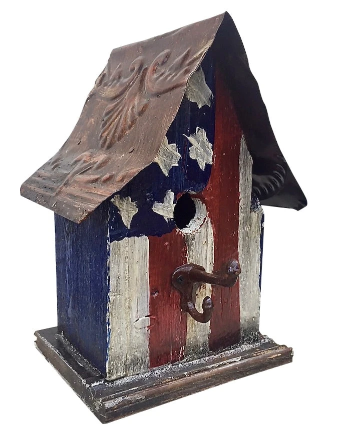 Barn Wood & Tin Rustic Birdhouses 10 Barn Wood & Tin Rustic Birdhouses - Image 8