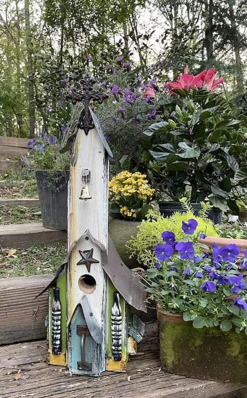 Rustic Church Birdhouses- Medium 10 Rustic Church Birdhouses- Medium - Image 8