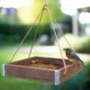 Rustic Platform Trio Bird Feeder -The Birdhouse Chick Rustic Platform Trio Bird Feeder 1