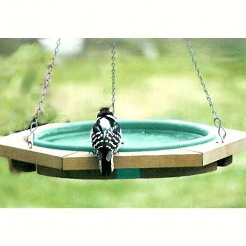 Classic Hanging Wood Bird Bath 5 Classic Hanging Wood Bird Bath - Image 3