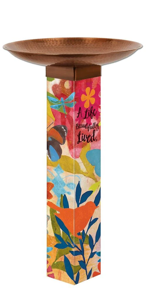 Sentimental Journey Tall Bird Bath 3 Sentimental Journey Tall Bird Bath