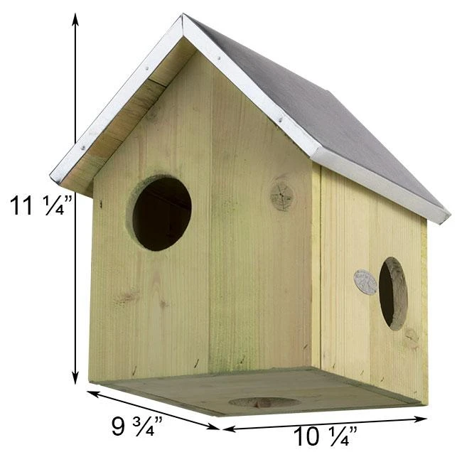 ESSCHERT DESIGN Squirrel House With Bottom Entry 4 ESSCHERT DESIGN Squirrel House With Bottom Entry - Image 2