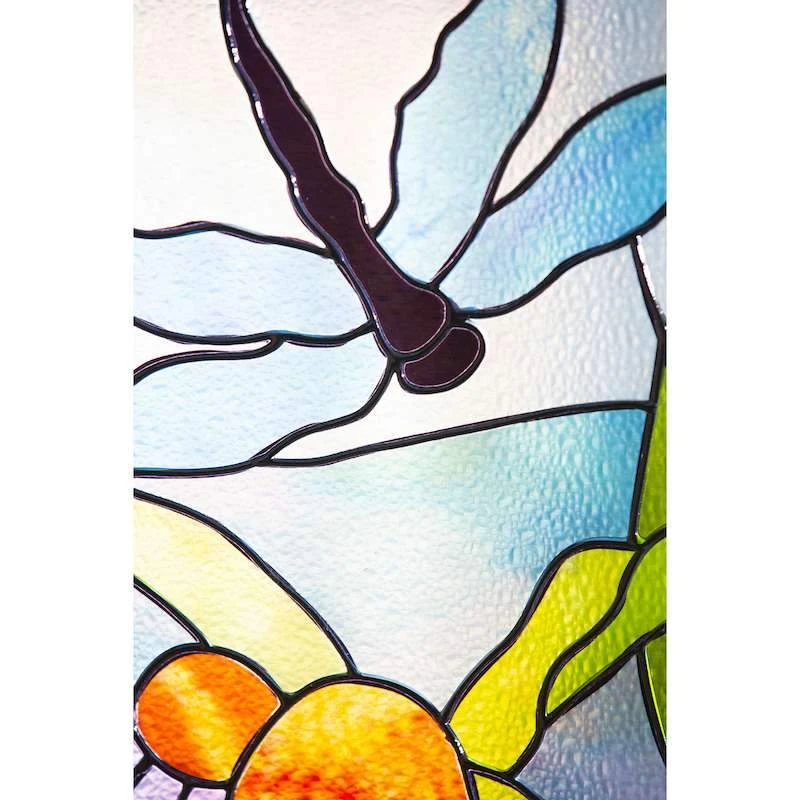 Stained Glass Dragonfly Panel 4 Stained Glass Dragonfly Panel - Image 2