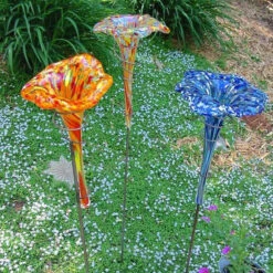 Tall Glass Butterfly Feeder & Bath