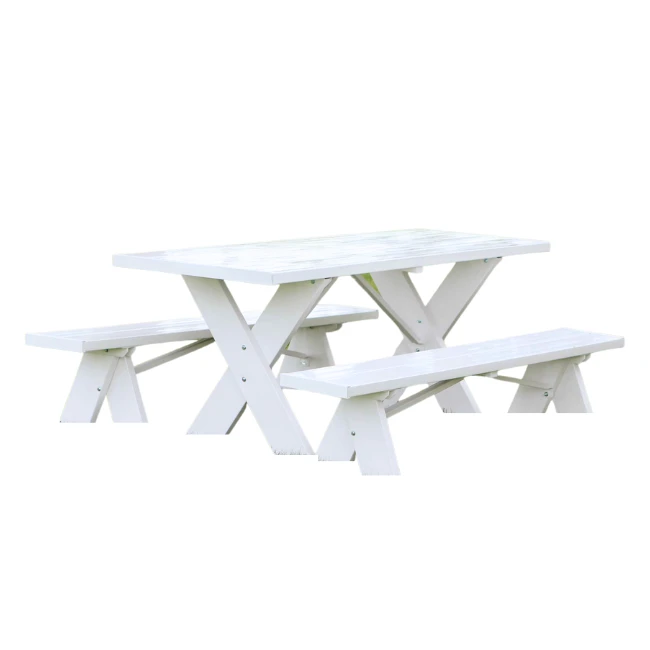 SunnySide 6' Picnic Table Set 4 SunnySide 6' Picnic Table Set - Image 2