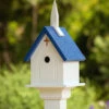 Church Birdhouse Vinyl/PVC 1 Church Birdhouse Vinyl/PVC -The Birdhouse Chick VINYL PVC CHURCH BIRDHOUSE BLUE