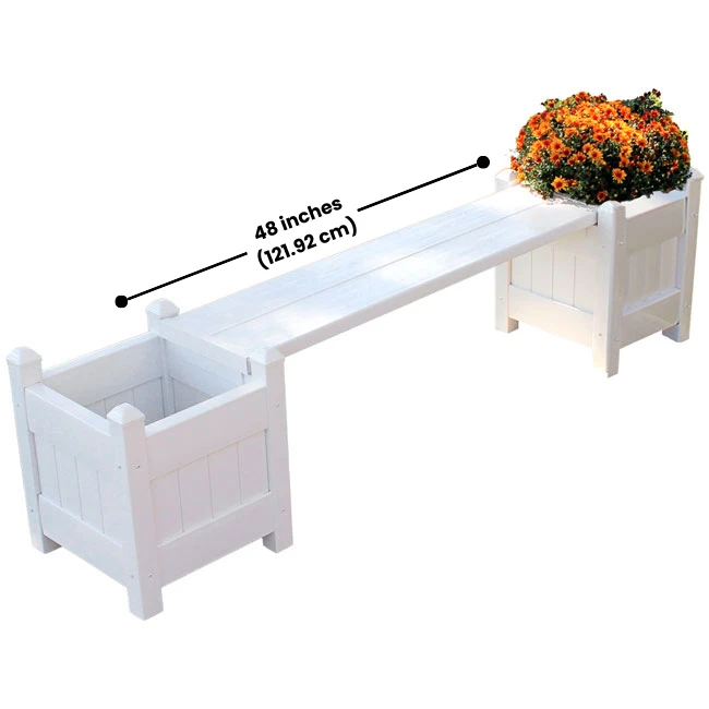 Vinyl Planter Box & Seat Set 3 Vinyl Planter Box & Seat Set - Image 2