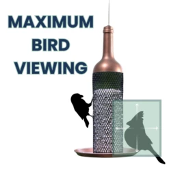 Wine & Wings Bird Feeder 10 Wine & Wings Bird Feeder -The Birdhouse Chick Wine Wings Bird Feeder with Maximum Bird Viewing