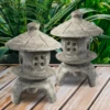 Zen Haven Small Round Pagoda Statue -The Birdhouse Chick Zen Haven Pagoda in Garden