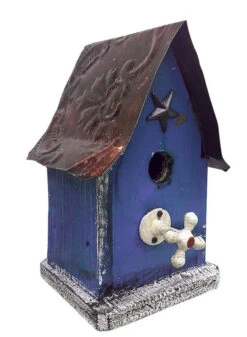 Barn Wood & Tin Rustic Birdhouses 19 Barn Wood & Tin Rustic Birdhouses -The Birdhouse Chick barn wood birdhouse indigo