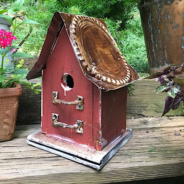 Barn Wood & Tin Rustic Birdhouses 17 Barn Wood & Tin Rustic Birdhouses - Image 15
