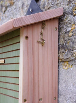 Craftsman Double Chamber Bat House -The Birdhouse Chick bat house detail side