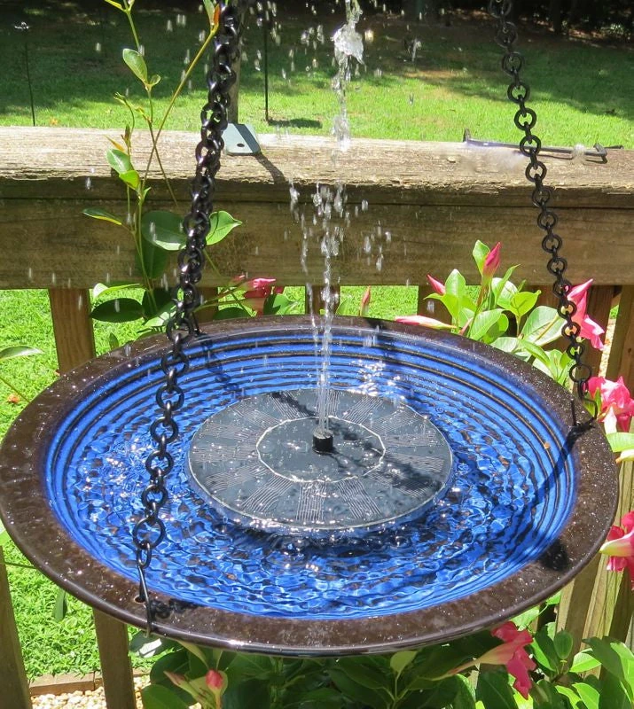 Solar Bird Bath With Stand 5 Solar Bird Bath With Stand - Image 3