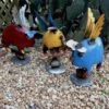Bobble Flying Pigs Garden Art -The Birdhouse Chick bobble flying pigs garden art
