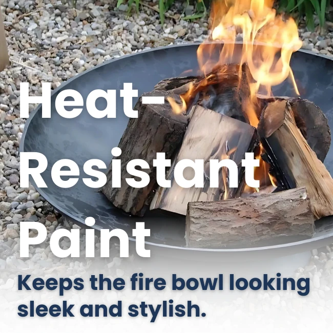 Cast Iron Fire Bowl Extra Large β 30.5 Inch Low-Profile Rustic Outdoor Wood Burning Fire Pit 4 Cast Iron Fire Bowl Extra Large β 30.5 Inch Low-Profile Rustic Outdoor Wood Burning Fire Pit - Image 3