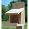 Cedar Nesting Platform 2 Cedar Nesting Platform -The Birdhouse Chick cedar nesting platform