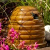 Ceramic Bee Skep -The Birdhouse Chick ceramic bee skep