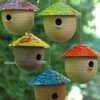 Ceramic Gourd Birdhouse 1 Ceramic Gourd Birdhouse -The Birdhouse Chick ceramic gourd birdhouses