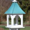 Copper Roof Bird Feeder - Square 28x10 2 Copper Roof Bird Feeder - Square 28x10 -The Birdhouse Chick copper roof bird feeder vinyl pvc 28x10 square 2