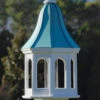 Copper Roof Bird Feeder Large Gazebo Style - 42x16 1 Copper Roof Bird Feeder Large Gazebo Style - 42x16 -The Birdhouse Chick copper roof bird feeder vinyl pvc 42x16 2