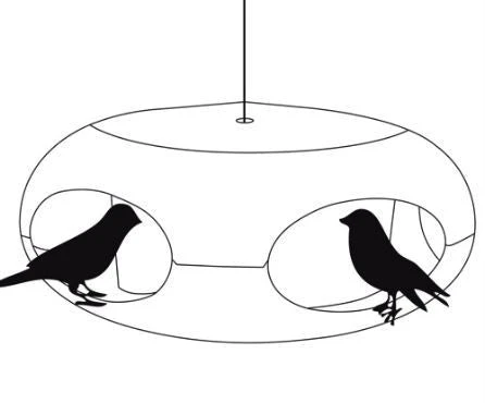 Koziol Retro Wild Bird Feeder 4 Koziol Retro Wild Bird Feeder - Image 2