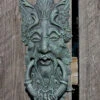 Green Man Cast Door Knocker-Gate Keeper -The Birdhouse Chick green man door knocker