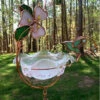 Hanging Dish Feeder/Mini Bath Stained Glass 2 Hanging Dish Feeder/Mini Bath Stained Glass -The Birdhouse Chick hummingbird a621015a ad68 4f50 a1fc 506474453a56