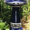 Zanesville Bird Bath With Locking Top- 2 Colors 2 Zanesville Bird Bath With Locking Top- 2 Colors -The Birdhouse Chick new zane