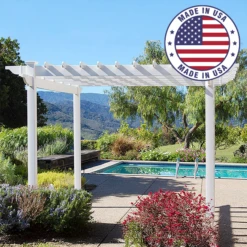 Poolside Pergola 16 Poolside Pergola -The Birdhouse Chick poolside pergola made in usa