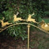 Antique Gold Reindeer and Sleigh Kinetic Garden Stake โ Bird Santa Metal Holiday Outdoor Decor 2 Antique Gold Reindeer and Sleigh Kinetic Garden Stake โ Bird Santa Metal Holiday Outdoor Decor -The Birdhouse Chick rcs sleigh new 7d23732c 32ef 4500 abbd 726c16742bb0
