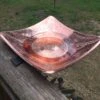 Solid Copper Deck-Mount Bird Bath 2 Solid Copper Deck-Mount Bird Bath -The Birdhouse Chick solid copper deck mount bird bath
